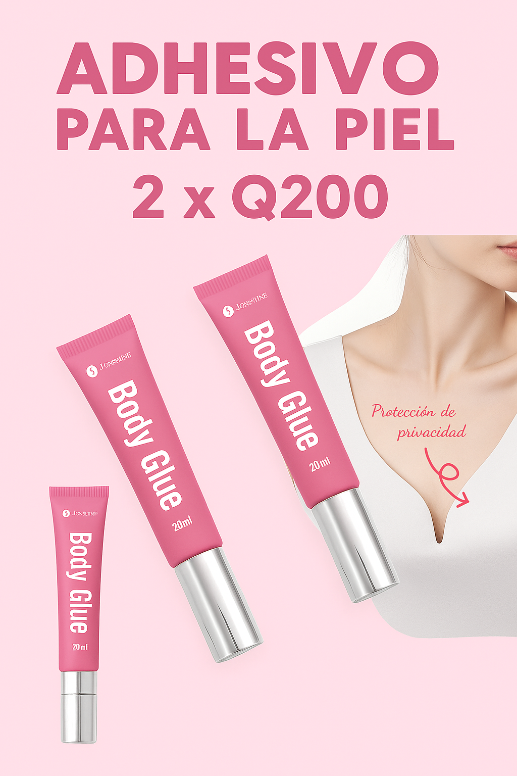 Body Glue Adhesivo Para Vestidos, Medias y Blusas Straple