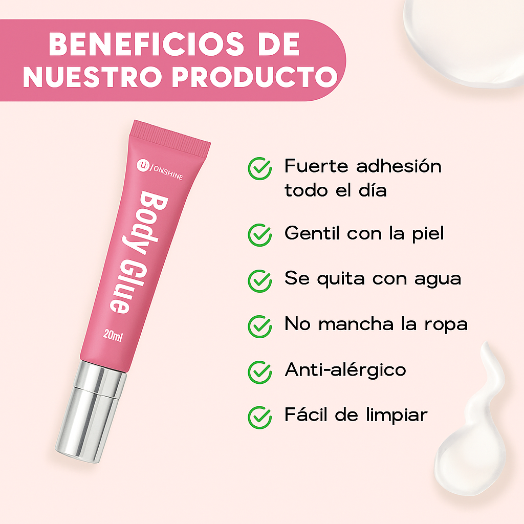 Body Glue Adhesivo Para Vestidos, Medias y Blusas Straple